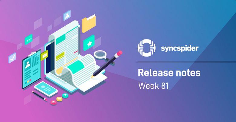 Release Notes, Week 81