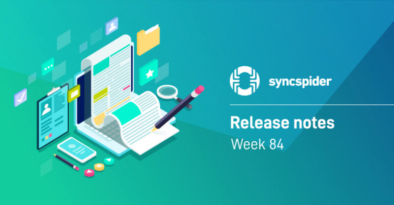 Release Notes, Week 84