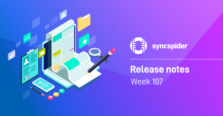 Release Notes, Week 107