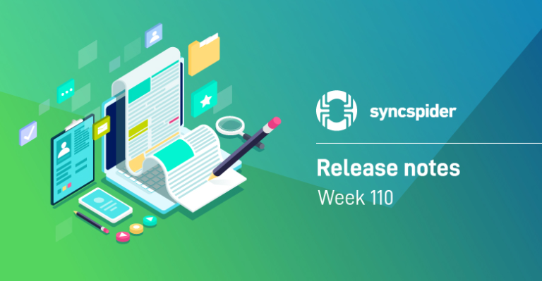 Release Notes, Week 110