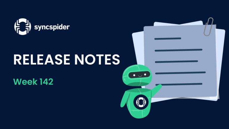 Release Notes - week 142