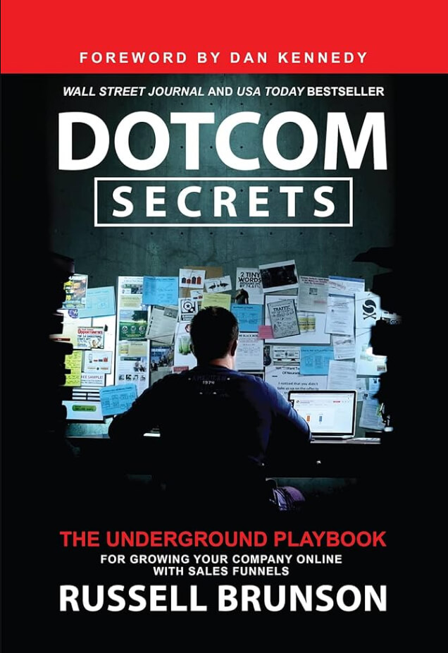 Screenshot of a book cover: DotCom Secrets: The Underground Playbook for Growing Your Company Online