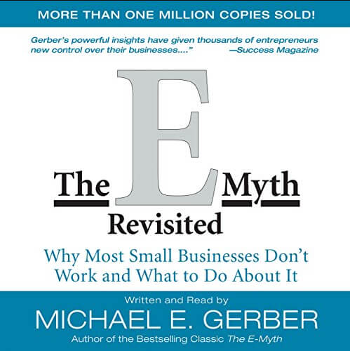 Screenshot of a book cover: The E-Myth Revisited: Why Most Small Businesses Don't Work and What to Do About It