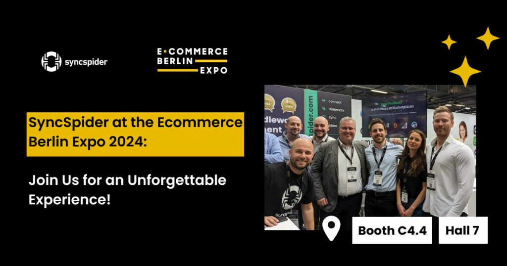 SyncSpider at the E-commerce Berlin Expo 2024